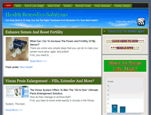 Tablet Screenshot of healthremediessolutions.com